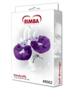 Rimba - Politie Handboeien met paars bont