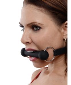 Mr. Ed Lockable SILICONE Horse Bit Gag
