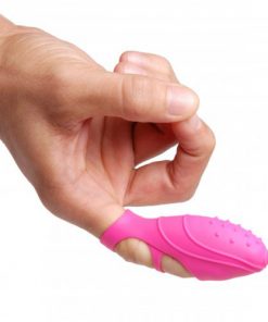 Siliconen G-Spot Vinger Vibrator - Roze