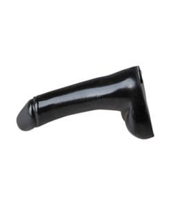 All Black Realistische Dildo Zwart - Afbeelding 5