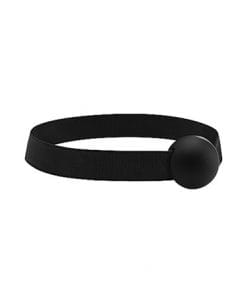 Elastische Ball Gag - Zwart