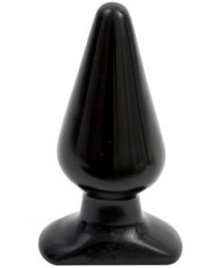 Classic Buttplug Smooth - Large- Zwart