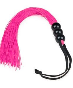 Roze siliconen zweep