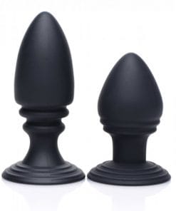 Duplex Siliconen Buttplug Set