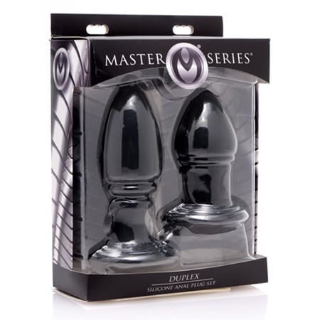 Duplex Siliconen Buttplug Set - Afbeelding 4