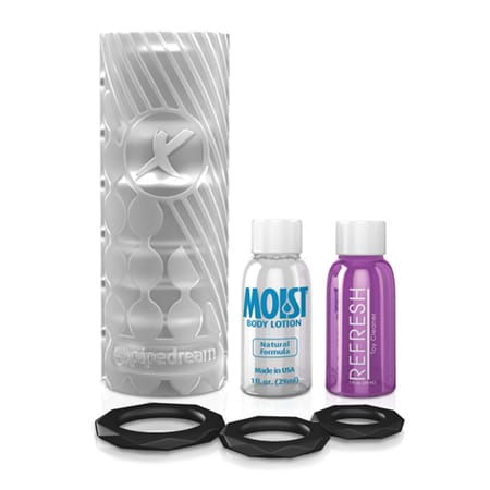 EZ Grip Stroker Masturbator Set - Transparant