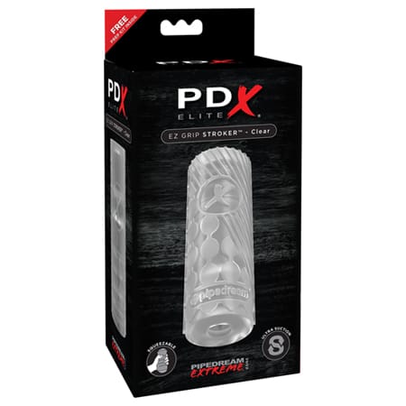 EZ Grip Stroker Masturbator Set - Transparant - Afbeelding 6