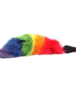 Rainbow Staart Buttplug - Afbeelding 3
