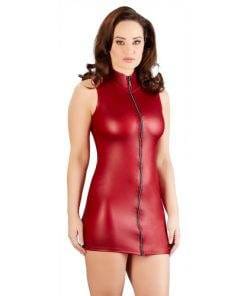 Mini Dress with a Rhinestone Zip - Afbeelding 3