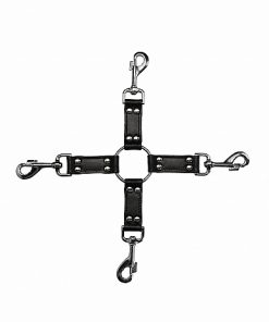 4-way Leather Hogtie Cross