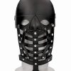 Leather Male Mask - Black