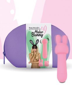 FeelzToys - Mister Bunny Massage Vibrator with 2 Caps Roze