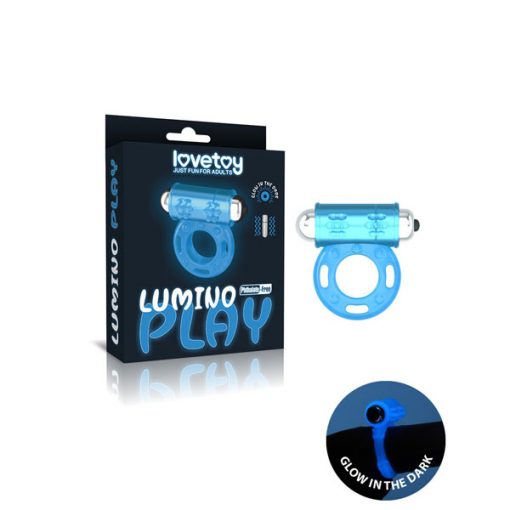 Love Toy - Lumino Play Cock Ring Vibrator - Glow in the Dark