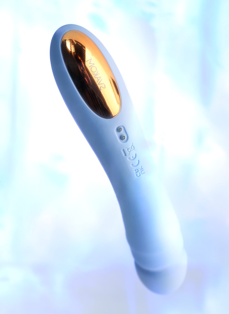 Svakom - Ava Neo Interactive Thrusting Vibrator Blue - Afbeelding 5