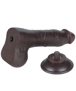 LoveToy - Schuifhuid dildo 20 cm - Zwart - Afbeelding 10