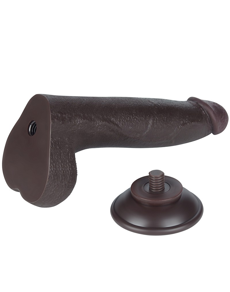 LoveToy - Schuifhuid dildo 20 cm - Zwart - Afbeelding 10