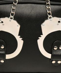 Bondage Reistas Met Handboeien - Zwart - Afbeelding 7
