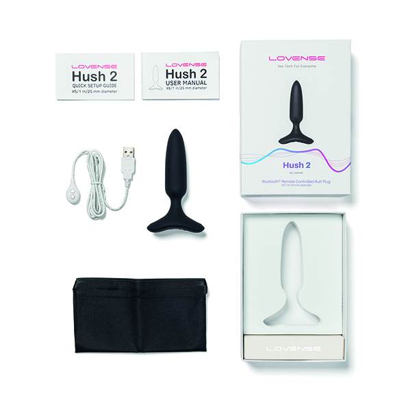 Lovense - Hush 2 Butt Plug XS 25 mm - Afbeelding 3