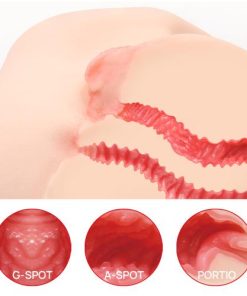 kokos 004 vanilla onahole real vagin double layer