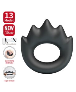 crazy bull habert cock ring model 13 zwart