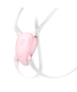 luxus wearable harness transparant/roze